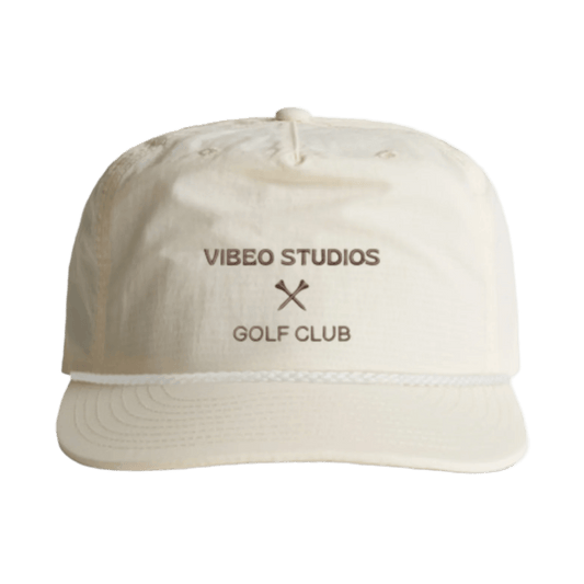 VIBEOSTUDIOS Golf Club | Recycled Rope Cap |  Limited Edition