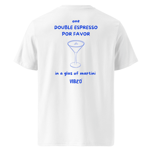 DOUBLE ESPRESSO | Unisex Organic T-shirt - VibeOStudios